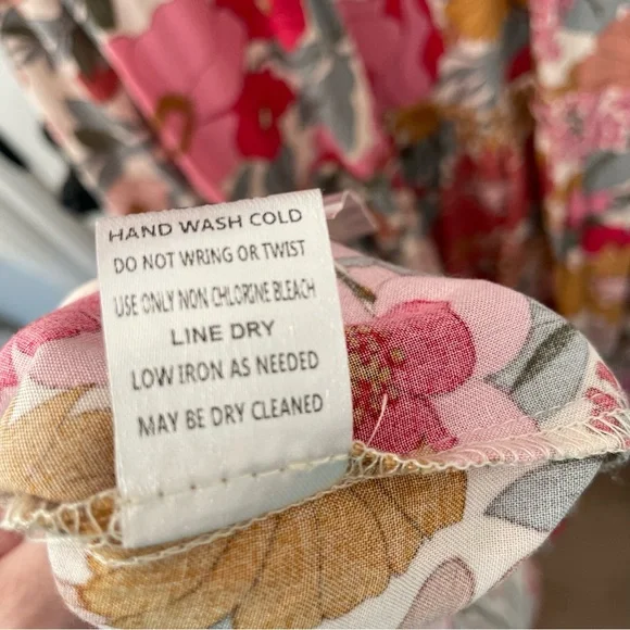 JODIFL Pink and Brown Floral Maxi Dress - Picture 9 of 9